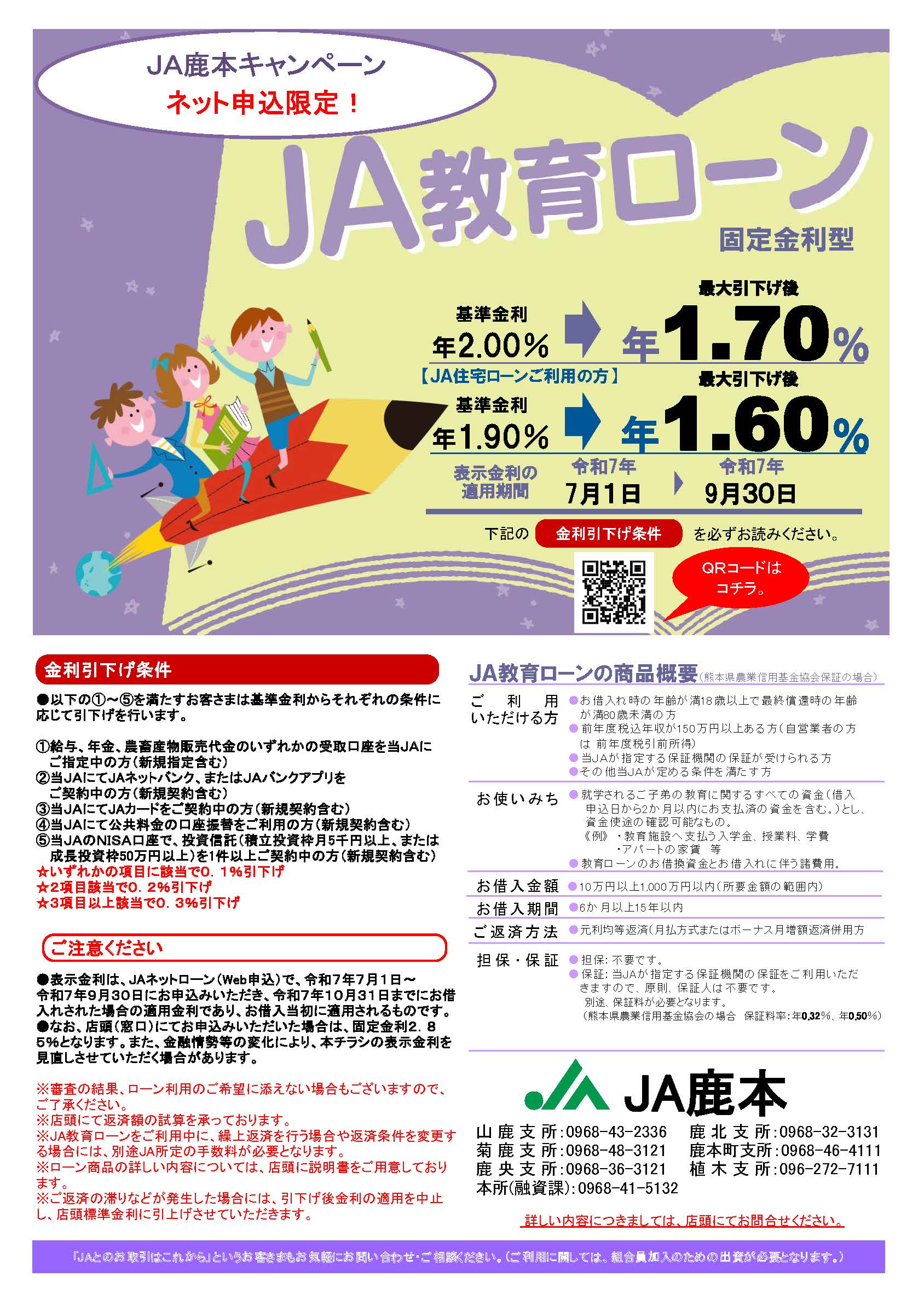 JA教育ローンキャンペーン